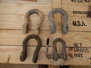 US Military issue used 4 shackles heavy duty M35A2 M923 M813 m936 Humvee - Picture 1 of 6