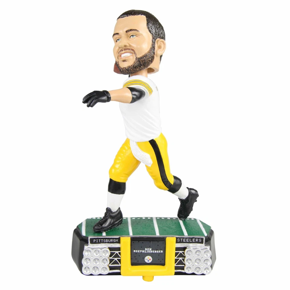Ben Roethlisberger Pittsburgh Steelers Stadium Lights Bobblehead NFL Foto 1 de 1