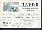 1 x QSL Card Radio Monaco 3A2DB 1961 Avenue R Otto ≠ R811
