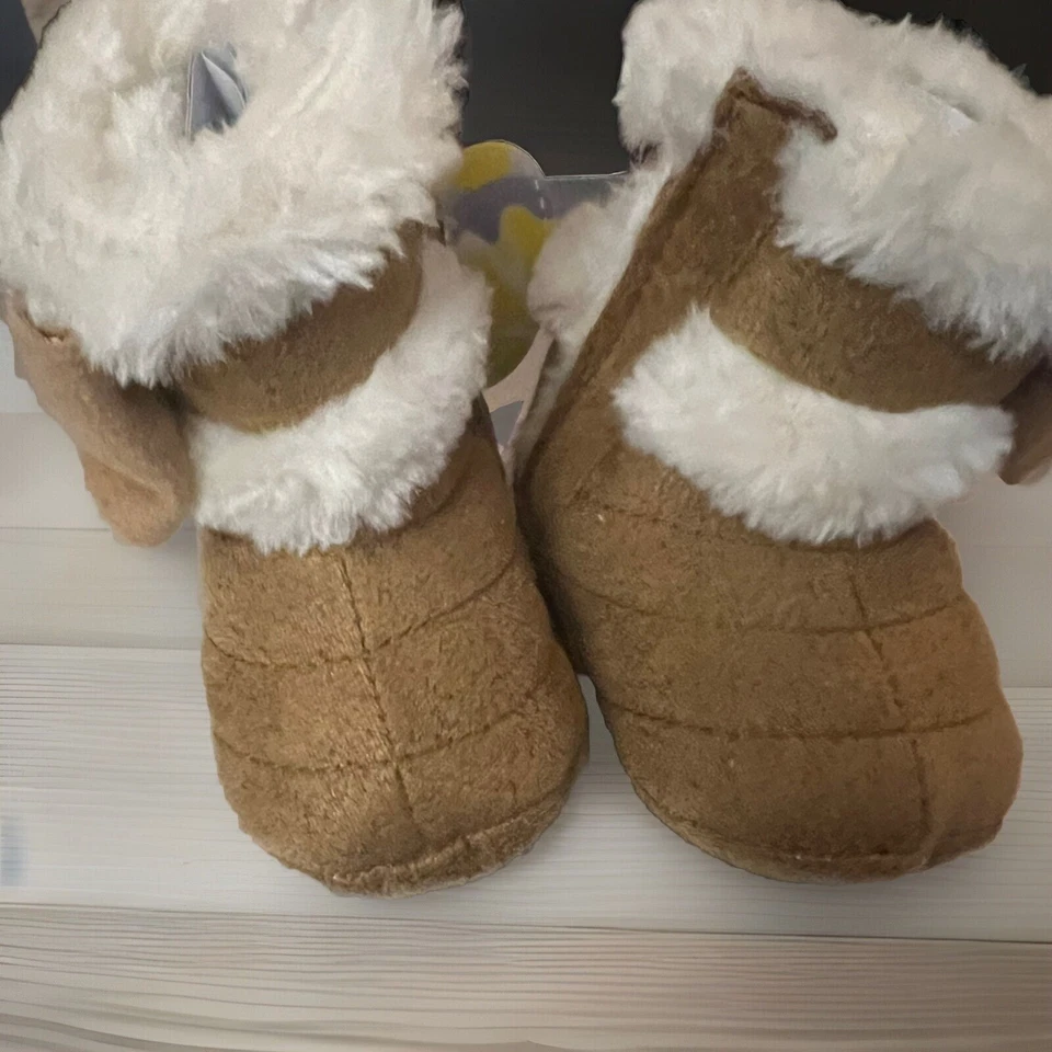 Baby GAP шерпа с подкладкой ботинки ботинок, желтовато-коричневый, размер 1 (0-6 месяцев), новый - Изображение 1 из 4