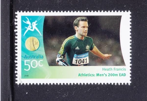 2006 COMM GAMES 50c STAMP SUPERB CTO FULL GUM SCAN#A124 - Foto 1 di 1