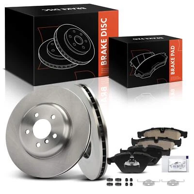 6 piezas rotores de disco delanteros y pastillas de freno de cerámica para BMW F10 535d 535d xDrive 640i F12 Foto 1 de 4