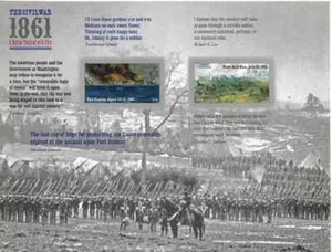 USPS SCOTT 4522 - 4523 12 THE CIVIL WAR 1861 FOREVER STAMPS - Picture 1 of 1