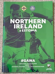 Northern Ireland v Estonia Euro 2020 qualifying programme 21/03/19 - Picture 1 of 2