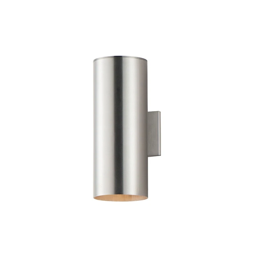 Maxim Lighting Outpost 2-Light 15" Outdoor Sconce, Brushed Aluminum - 26108AL Foto 1 de 1