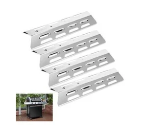 4pcs Gas Grill Heat Shield Plates Stainless Steel Flame Tamer For BBQ - Picture 1 of 11