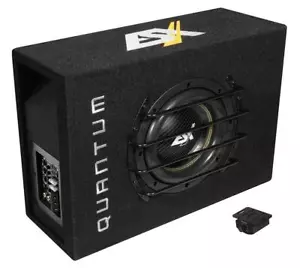 ESX QXB8A Aktiv Subwoofer System 20 cm (8") Bassreflex 800 Watt + Fernbedienung - Bild 1 von 8
