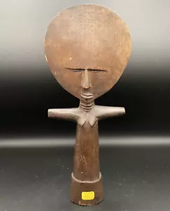 Scultura arte tribale africana in legno intagliato a mano - realizzata a mano in Ghana - Foto 1 di 5
