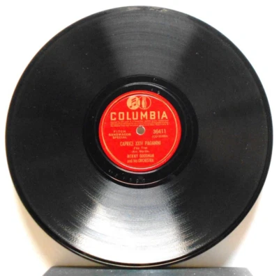 Caprice XXIV Paganini/I'm Here/Benny Goodman (10", 78 rpm, Columbia, 36411) Foto 1 de 2