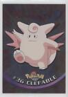 1999 Topps Pokemon Tv Animation Edition Series 1 Clefable #36 10Ig
