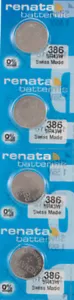 4 x Renata 386 Watch Batteries, SR43W Battery | Shipped from USA - Picture 1 of 1