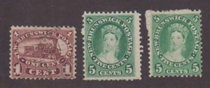 E2968: New Brunswick #6, #8 (2) fallas Sl; CV $92 - Imagen 1 de 1