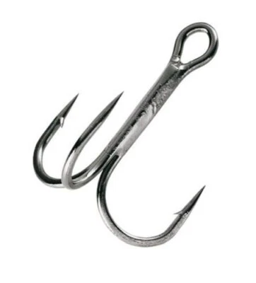 Gamakatsu Round Bend Treble Hook - Black Nickel, Choice of Sizes