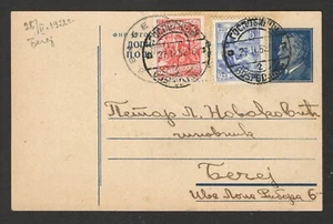YUGOSLAVIA-SERBIA-PAPELERÍA - GOSPODJINCI A BECEJ -TITO-1952. - Imagen 1 de 2