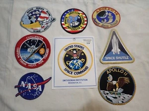 NASA PATCH Lot of 8 Vintage Apollo Nasa Space Shuttle Challenger + - Picture 1 of 10