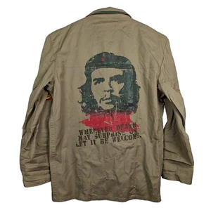 Dragonfly Che Guevara Guerilla Revolutionary Cuban Military Shirt Men's 3XL NWT - Picture 1 of 14