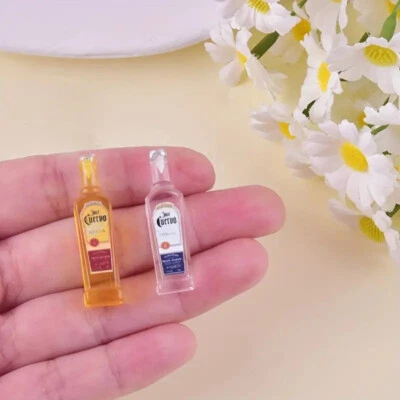 Dollhouse Tequila Realistic Jose Cuervo 1/12 Scale Random Color Set of 2