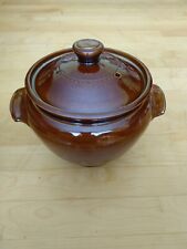PEARSON'S of CHESTERFIELD 1810 England Bean Pot Lidded Jar 7.5”T x 9.5”W 10 Cup