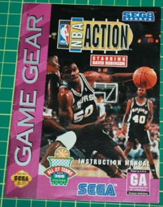 Sega Game Gear Manual: NBA Action - Picture 1 of 2