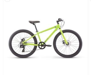 Raleigh Bikes Redux 24” Kids Green Mountain Bike for Boys & girls Youth