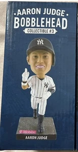 NY YANKEES AARON JUDGE BOBBLEHEAD SGA 6/3/2022 MLB BASEBALL AL HOME RUN LEADER - Picture 1 of 4