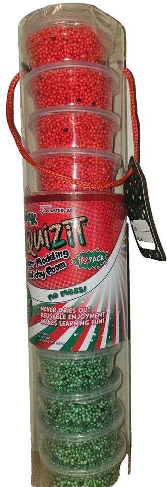 Holiday SquizIt Super Modeling Slime 12  Pack By PlayTek Never Dries Out Deal - Image 1 of 4