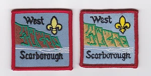 SCOUT OF CANADA - CANADIAN SCOUTS ONTARIO (ONT) WEST SCARBOROUGH DISTRICT Patch - Picture 1 of 1