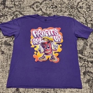 Street Profits Purple Put Up Your Cups WWE Authentic Double-Sided T-Shirt - Picture 1 of 5