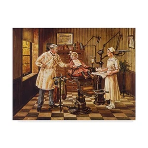 , 18x24-Inch Dentist Office by Lee Dubin - Picture 1 of 3