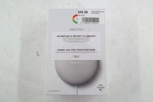 Factory Sealed Google Nest Mini 2nd Generation Gray - Bild 1 von 4