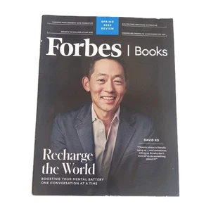 Forbes Magazine Books Recharge The World David Ko Cover Spring 2025 Issue - Picture 1 of 4