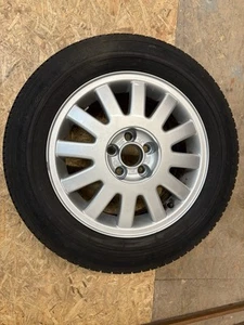 Audi A3 8L Komplett Rad Felge Reifen 195 65 R15 Dunlop SP Sport 200 Ersatzrad - Bild 1 von 4
