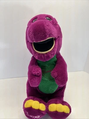 VTG Barney Purple Dinosaur 15” I Love You” Singing Plush Stuffed Animal Works - Image 1 of 4