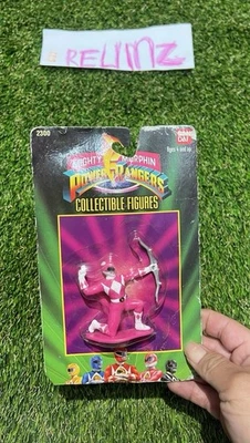 Figuras coleccionables Bandai Mighty Morphin Power Rangers Pink Ranger nuevas Foto 1 de 2