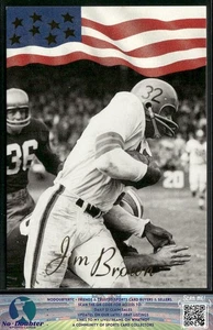 1992 All World #SG7 Jim Brown Greats/Rookies Cleveland Browns 6,2A - Imagen 1 de 2