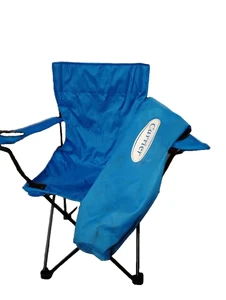 Silla de Camping Plegable PORTADOR AZUL PROMOCIONAL A1 Mecánica con Bolsa de Almacenamiento - Imagen 1 de 17