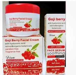Goji Berry Facial Cream 100ml + Goji Berry Face Serum 30ml ... - Picture 1 of 3