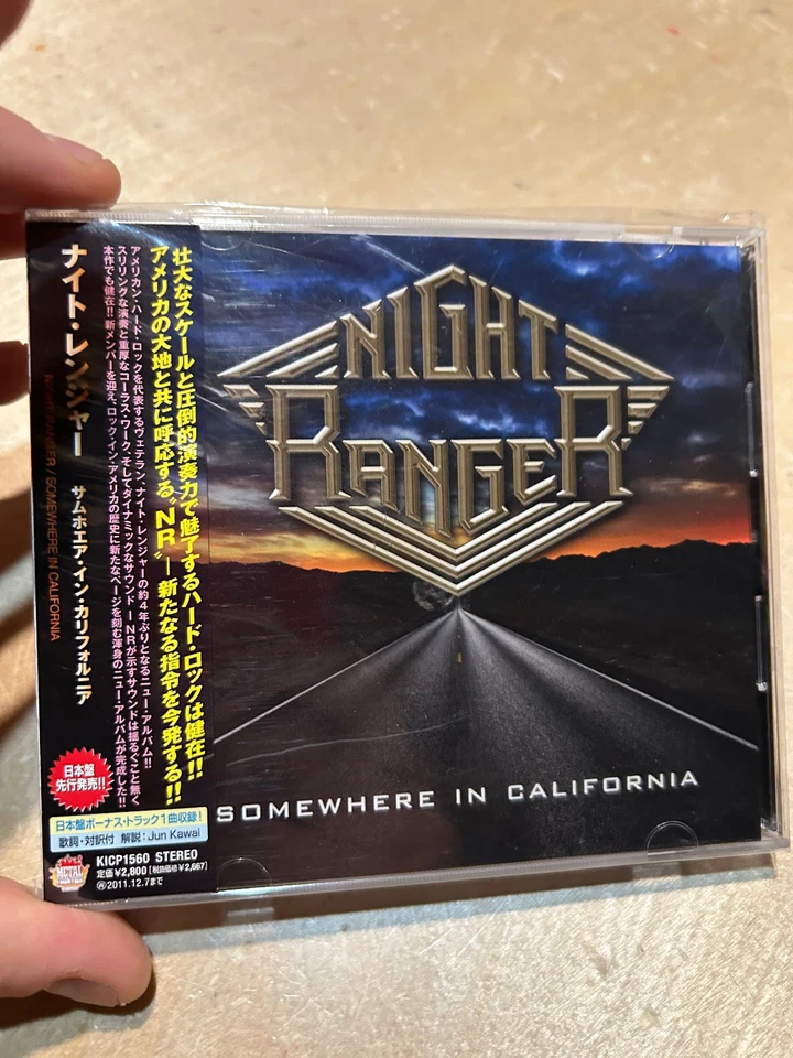 Night Ranger Somewhere in California CD with Obi JAPAN EDITION  RELEASE - Image 1 of 3