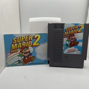 Super Mario Bros. 2 con manual (Nintendo NES, 1988) probado y funciona - Imagen 1 de 6
