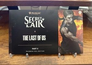 MTG Secret Lair Playstation The Last of Us Part II RAINBOW FOIL SEALED - Picture 1 of 2