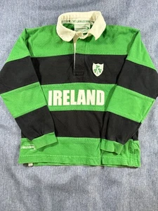 Landsdowne Ireland Irish Kid's Stripe Rugby Shirt Child Size 3-4 Number 10 - Picture 1 of 8