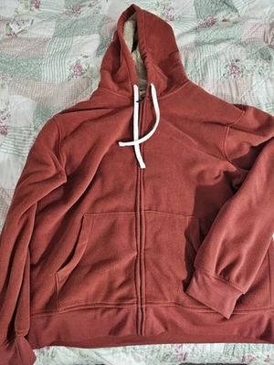 Мужская флисовая куртка с капюшоном Outdoor Life Sherpa XXL Burnt Orange - Изображение 1 из 4