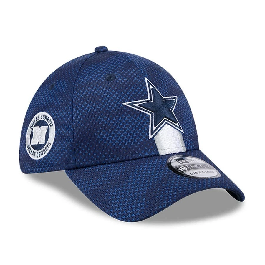Кепка New Era 39IRTY NFL Dallas Cowboys синяя боковая линия на поле мужская размер M/L - Изображение 1 из 4