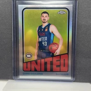2022 2023 Topps Chrome NBL Chris Goulding Refractor 1972 #72-10 United - Picture 1 of 10