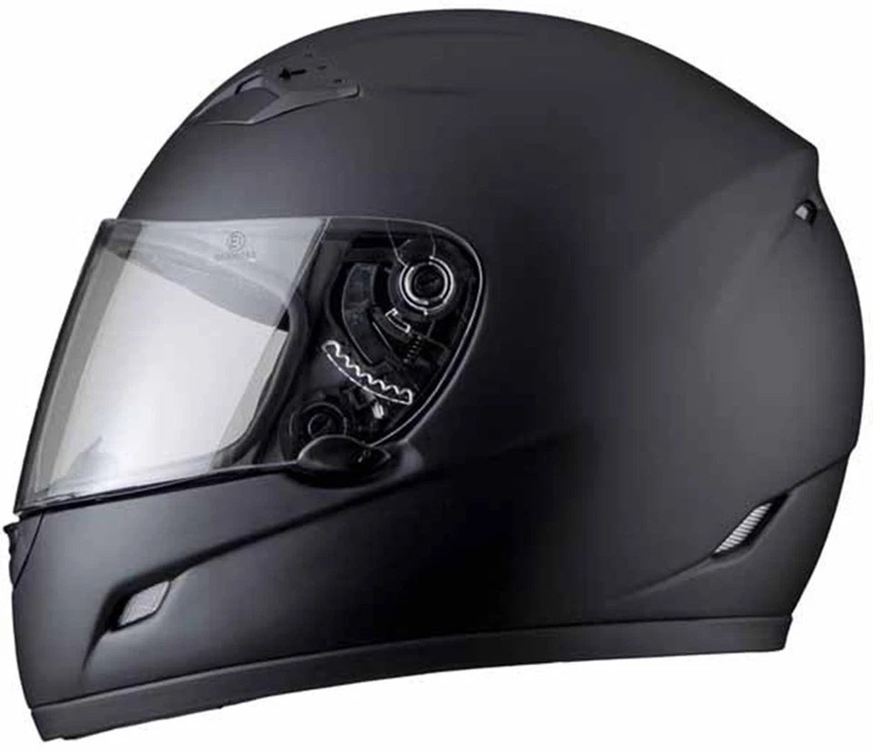 Casco de motocicleta THH TS-39 sólido negro mate Foto 1 de 1