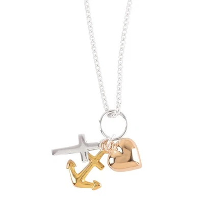 Ожерелье Faith Hope Love трехцветное - Изображение 1 из 4