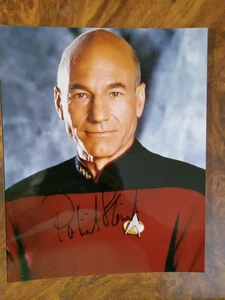 Patrick Stewart "Jean-luc Picard" signiert persönlich 8"x10" Foto - Bild 1 von 2