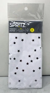 Spritz Silver Stars 16.5x24 In Tissue Paper 6 Sheets - Picture 1 of 1