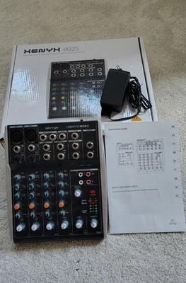 *EXCELLENT* Behringer XENYX 802S 8-Channel Mixer with USB audio interface - Image 1 of 4
