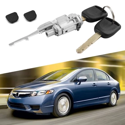 Juego de 2 llaves de encendido automático interruptor de cilindro bloqueo con 2 llaves para Honda Accord 2002-2014 Foto 1 de 4